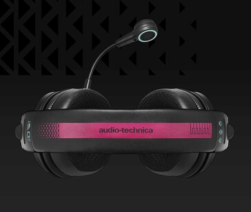 Pałąk słuchawek Audio-Technica Hatsune Miku ATH-M50xSTS-USB MIKU zawiera elementy wzornictwa z akcesoriów do włosów Miku. (Źródło obrazu: Audio-Technica)