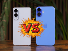 Galaxy S25 Edge i iPhone 16 Plus mają podobne wymiary z wyjątkiem grubości. (Źródło obrazu: Versus na YouTube)