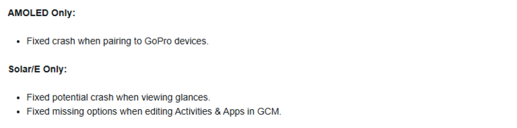 Informacje o wersji beta 10.21 dla smartwatcha Garmin Instinct 3. (Źródło obrazu: Garmin)