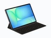 Galaxy Tab S10 FE Plus ma opcjonalne etui z klawiaturą, które kosztuje 169,99 USD, ale można je kupić za mniej przez ograniczony czas. (Źródło zdjęcia: Samsung)