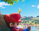 W cichej chwili przed kosmiczną przygodą Mario drzemie pod drzewem w technikolorze - naśladując spokój przed międzygwiezdną burzą w The Super Mario Galaxy Movie.