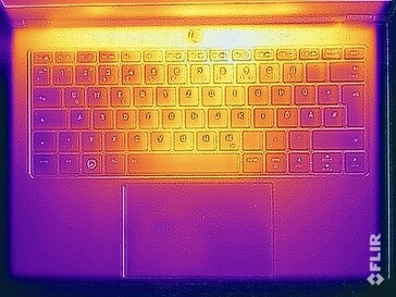 Test naprężeń w temperaturach powierzchniowych (góra)