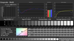 CalMAN: Skala szarości (skalibrowana)