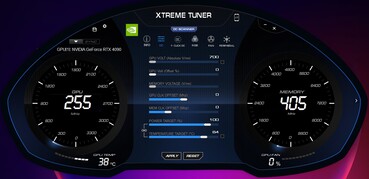 Xtreme Tuner (menu główne)