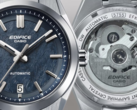 Na zdjęciu - Casio EFK-100D-2A z niebieską teksturowaną tarczą i przezroczystym tyłem ze względu na mechaniczny mechanizm. (Źródło zdjęcia: Casio)