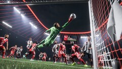 Obraz promocyjny EA Sports FC 26 przedstawiający zrzut ekranu z rozgrywką w grze. (Źródło obrazu: EA)