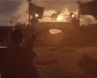 Zrzut ekranu z zwiastuna gry „Fallout: New California”