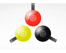 Zdjęcie produktu przedstawiające Google Chromecast 2 w różnych kolorach. (Źródło obrazu: Google)