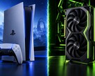 Rendery PS6 i karty graficznej RTX 6060 od Nvidia wygenerowane przez AI.
