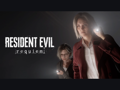 Claire Redfield i Sherry Birkin trzymające latarki na oficjalnej grafice promocyjnej Resident Evil Requiem (źródło zdjęcia: Capcom)
