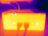 Temperatury obudowy przy średnim obciążeniu