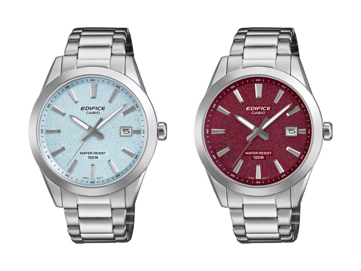 Zegarki Casio Edifice EFV-160D-2BV (po lewej) i EFV-160D-4AV (po prawej)