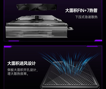 Konfiguracja chłodzenia mini PC (źródło obrazu: JD.com)