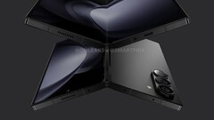 Render &quot;Galaxy Z Fold6&quot;. (Źródło: OnLeaks x SmartPrix)