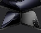 Render "Galaxy Z Fold6". (Źródło: OnLeaks x SmartPrix)