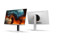 Nowy monitor Innocn GA27M1Q QD-OLED charakteryzuje się częstotliwością odświeżania 500 Hz i eleganckim, białym designem. (Źródło zdjęcia: Innocn via Amazon)