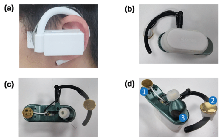 Dwa prototypy urządzenia do noszenia Samsung Ear-EEG. (Źródło zdjęcia: Samsung)
