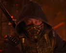 Zrzut ekranu z filmu fabularnego Mortal Kombat II przedstawiający Scorpiona (źródło obrazu: Warner Bros. YT)