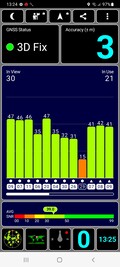 Test GPS na zewnątrz