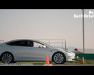 W reklamie atakującej Super Bowl ma pojawić się Model 3 wpadający w amok (obraz: Dawn Project/YouTube)