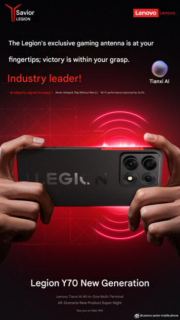 Zapowiedź wydajności WiFi nadchodzącego telefonu Lenovo Legion (tłumaczenie maszynowe)
