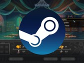 Obraz przedstawiający logo Steam oraz grę Yes, Your Grace, która jest teraz w promocji.