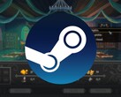 Obraz przedstawiający logo Steam oraz grę Yes, Your Grace, która jest teraz w promocji.