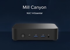 SimplyNUC NUC 14 Essential jest wyposażony w 8-rdzeniowy procesor Intel Core 3 i 10 TB pamięci masowej. (Źródło zdjęcia: SimplyNUC)