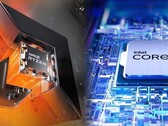 Układy Ryzen 7000 Zen 4 firmy AMD rywalizują z procesorami Raptor Lake 13. gen. firmy Intel. (Źródło obrazu: AMD/Intel - przyp. red.)