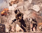 Obraz przedstawiający drużynę uciekającą przed eksplozją w Battlefield 6. (Źródło obrazu: DICE)