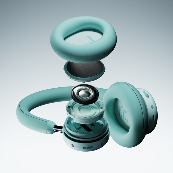 CMF Headphone Pro mają pokrętło, suwak i konfigurowalny przycisk. (Źródło obrazu: CMF by Nothing)