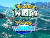 Ocean i wyspy widoczne w Pokémon Winds and Waves