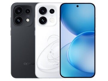 Oppo Reno 16 Pro w kolorach Starlight Black i Pop White.
