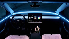 Zestaw oświetleniowy Star Ring Tesla dodaje efekty świetlne i funkcje bezpieczeństwa do samochodów elektrycznych Tesla 3 i Y.
