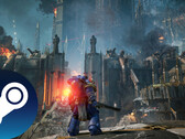 Zrzut ekranu z gry Warhammer 40,000: Space Marine 2 przedstawiający grafikę otoczenia w grze. (Źródło: Steam - edytowane)