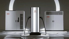 BYD zamierza w niedalekiej przyszłości posiadać sieć 4000 stacji ładowania pojazdów elektrycznych o mocy 1 MW. (Źródło zdjęcia: BYD/Weibo)