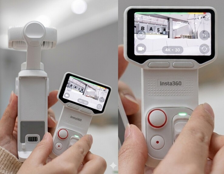 Biały Insta360 Luna Ultra.