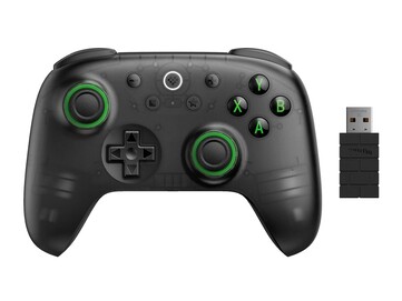 Nowy kontroler bezprzewodowy 8BitDo Ultimate 2C - Transparent black edition. (Źródło obrazu: 8BitDo)