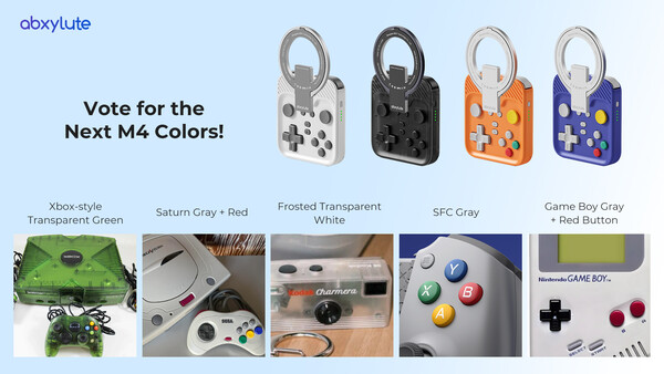 Abxylute chce wprowadzić na rynek M4 Snap-On w co najmniej dwóch kolejnych kolorach. (Źródło zdjęcia: Abxylute)