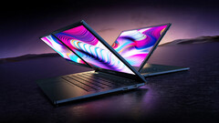 Acemagic X1 jest wyposażony w procesor Intel Core i7 1255U, a konstrukcja z dwoma ekranami jest przeznaczona do zastosowań biznesowych (źródło zdjęcia: Acemagic)