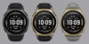 Od lewej do prawej: wersje Tactical Black, Black Gold i Arctic Gold smartwatcha Amazfit T-Rex 3 Pro 44 mm. (Źródło zdjęcia: Amazfit)