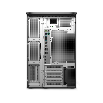 Dell Pro Precision 9 T6 od tyłu.
