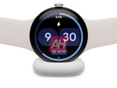 "Pixel Watch 4" na ładowarce. (Źródło obrazu: Android Headlines)