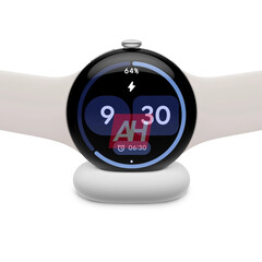 &quot;Pixel Watch 4&quot; na ładowarce. (Źródło obrazu: Android Headlines)