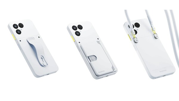 Fairphone 6 obsługuje modułowe akcesoria, które można przymocować do tylnego panelu. (Źródło zdjęcia: Fairphone)
