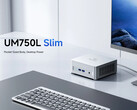 Minisforum UM750L Slim jest dostępny w jednym srebrnym kolorze z kontrastującym przyciskiem zasilania. (Źródło zdjęcia: Minisforum)
