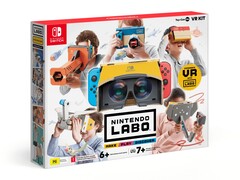Zestaw Nintendo Labo VR wykorzystujący oryginalny Switch jako wyświetlacz. (Źródło obrazu: Nintendo)