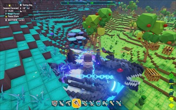 Na zdjęciu: zrzut ekranu z rozgrywki w grze PixARK.