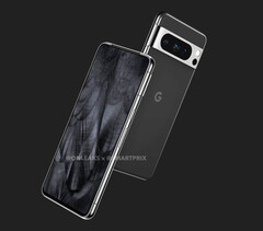 Seria Pixel 8 może opierać się na tym samym czujniku głównego aparatu, co Mi 11 Ultra. (Źródło obrazu: @OnLeaks & SmartPrix)