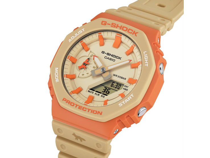 Zegarek Casio G-Shock Maison Kitsuné GA-2110MK-5A. (Źródło zdjęcia: Casio)
